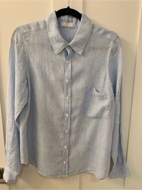 Women’s CP Shades Linen Blue and White